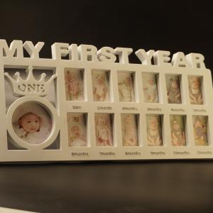 My First Year Baby Photo Frame